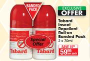 Tabard Insect Repellent Roll-On Banded Pack-2X70ml
