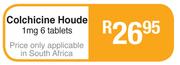 Colchicine Houde 1mg-6 Tablets
