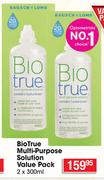 Biotrue Multi-Purpose Solution Value Pack-2X300ml