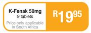 K-Fenak 50mg-9 Tablets
