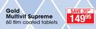 Gold Multivit Supreme Film Coated-60 Tablets