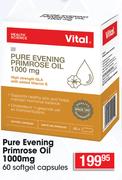 Pure Evening Primrose Oil 1000mg Softgel-60 Capsules