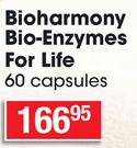 Bioharmony Bio-Enzymes For Life-60 Capsules