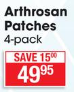 Arthrosan Patches-4's Per Pack
