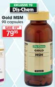 Gold MSM-90 Capsules Per Pack