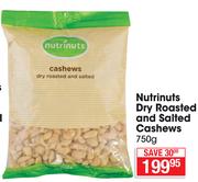 Nutrinuts Dry Roasted And Salted Cashews-750g