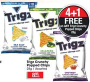 Trigz Crunchy Popped Chips-28g Each
