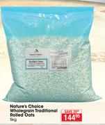 Nature's Choice Wholegrain Traditional Rolled Oats-5Kg