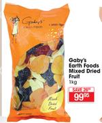 Gaby's Earth Foods Mixed Dried Fruit-1Kg