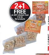 Lifestyle Food 5 To Go Nuts Roasted & Salted-5X25g Per Pack