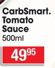 Carbsmart Tomato Sauce-500ml