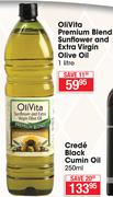 Oilvita Premium Blend Sunflower And Extra Virgin Olive Oil-1L