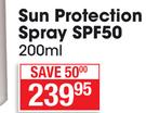 Riemann P20 Sun Protection Spray SPF50-200ml