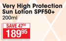 Cetaphil Very High Protection Sun Lotion SPF50+-200ml