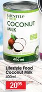 Lifestyle Food Coconut Milk-400ml