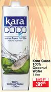 Kara Coco 100% Coconut Water-1Liter
