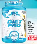 NPL Diet Pro High Protein Shake-1.8Kg