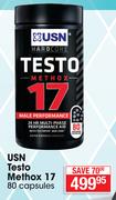 USN Testo Methox 17-80Capsules
