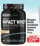 Biogen Black Anabolic Impact Whey-908g