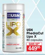 USN Phedracut Lipo X-80 Capsules