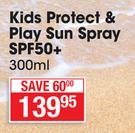 Nivea Sun Kids Protect & Play Sun Spray SPF50+-300ml