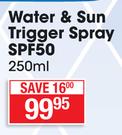 Sun Lab Water & Sun Trigger Spray SPF50-250ml