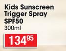 Everysun Kids Sunscreen Trigger Spray SPF50-300ml