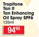 Tropitone Tan It Tan Enhancing Oil Spray SPF6-125ml