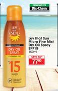 Luv That Sun Micro Fine Mist Dry Oil Spray SPF15-150ml