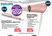 Philips Moisture Protect Hair Straightener + Philips Moisture Protect Hair Dryer 2300W-Both For