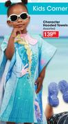 Character Hooded Towels Assorted-Each