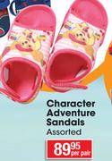 Character Adventure Sandals Assorted-Per Pair