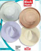 Summer Fashion Hats Assorted-Each