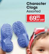 Character Clogs Assorted-Per Pair