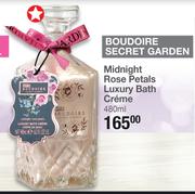 Boudoire Secret Garden Midnight Rose Petals Luxury Bath Creme-480ml