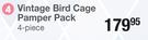 Nature's Nourishment Vintage Bird Cage Pamper Pack (4 Piece)