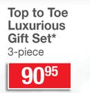 Nature's Edition Top To Toe Luxurious Gift Set (3 Piece)