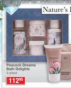 Nature's Edition Peacock Dreams Bath Delights (4 Piece))