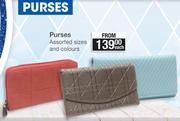Purses In Assorted Sizes & Colours-Each