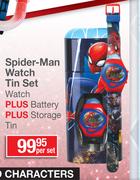 Spider Man Watch Tin Set-Per Set