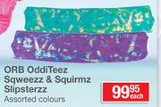 ORB OddiTeez Sqweezz & Squirmz Slipsterzz (Assorted Colours)-Each