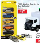 RMZ City Die Cast Junior Car Collection (5 Piece)