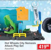 Hot Wheels City Nemesis Attack Play Set Assorted