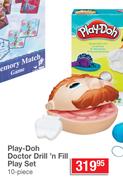 Play Doh Doctor Drill 'n Fill Play Set (10 Piece)