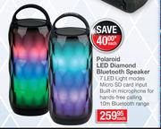 Polaroid LED Diamond Bluetooth Speaker-Each