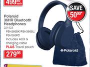 Polaroid 36HR Bluetooth Headphones PBH366BK/PBH366BL/PBH366RD