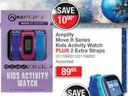 Amplify Move It Series Kids Activity Watch Assorted