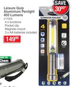 Leisure Quip Aluminium Penlight 400 Lumens