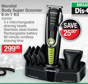 Mondial Body Super Groomer 6 In 1 Kit