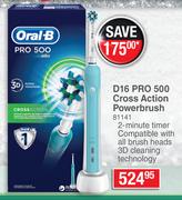 Oral-B D16 Pro 500 Cross Action Powerbrush
